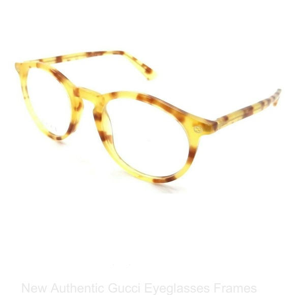 GUCCI EYEGLASSES FRAMES GG0121O 004 49-21-145 HAVANA MADE IN ITALY - Picture 2 of 7